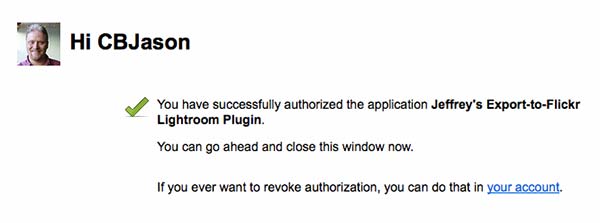 Flickr Confirmation Flickr Confirmation