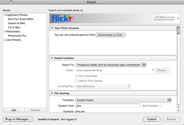 Flickr Authentication Flickr Authentication