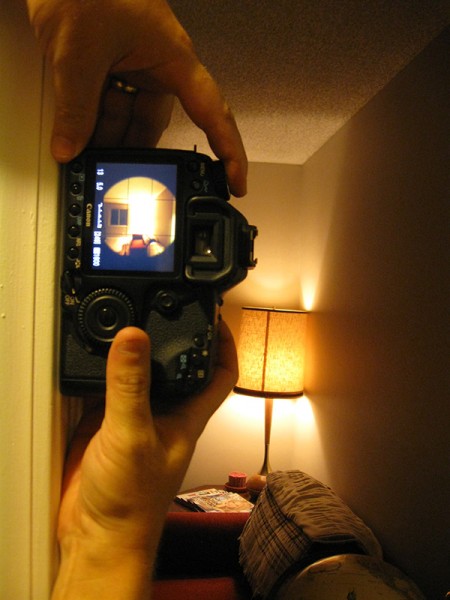 Use a wall for support Use a wall for support