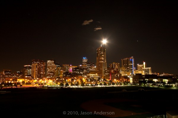 Denver Moon Rise Denver Moon Rise