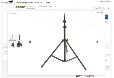Impact Light Stand (6' to 10')