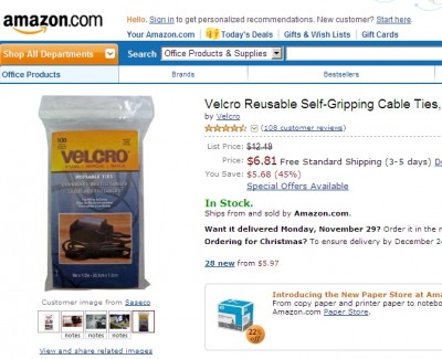 Cable Velcro Zip Ties