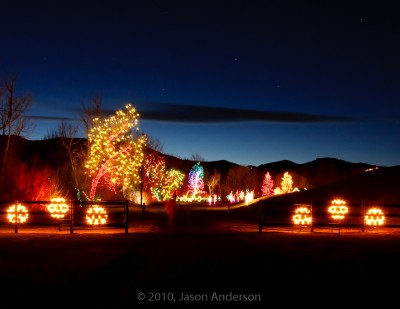 Christmas Lights at Chatfield 1