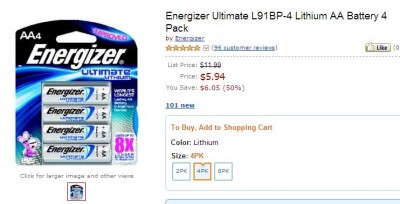Energizer Ultimate Batteries Energizer Ultimate Batteries